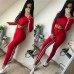 Спортивный костюм кофта топ длинный рукав и штаны высокая посадка с белыми лампасами