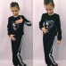 Детский спортивный костюм кофта и штаны на девочку аппликация пайетка Детский спортивный костюм кофта и штаны на девочку аппликация пайетка