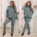 Костюм трикотаж петля люрекс брюки и кофта Большие размеры Костюм трикотаж петля люрекс брюки и кофта Большие размеры
