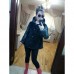Шуба Автоледи комби мутон
