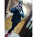 Шуба Автоледи комби мутон
