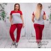 Спортивный костюм футболка и штаны Большие размеры