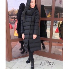 Женское теплое пальто плащевка на синтепоне 