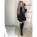 Платье с рюшем внизу