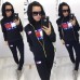 Теплый спортивный костюм с начесом тройка 