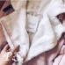 Замшевая женская куртка косуха на меху
