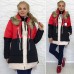 Зимняя куртка парка плотная плащевка Аляска Большие размеры с натуральным мехом енот