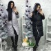Двухсторонняя куртка- пальто утеплитель силикон