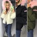 Куртка с розовым мехом на капюшоне утеплитель холлофайбер 