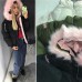 Куртка с розовым мехом на капюшоне утеплитель холлофайбер 