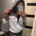 Ветровка в стиле Gucci с капюшоном 