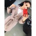 Женское пальто кашемир на подкладке с поясом