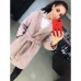 Женское пальто кашемир на подкладке с поясом
