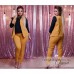 Женский брючный костюм кофта цветочный принт Баталы Женский брючный костюм кофта цветочный принт Баталы