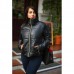 Женская курточка весна осень воротник стойка 