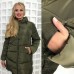Женский пуховик на холлофайбере Батальных размеров Женский пуховик на холлофайбере Батальных размеров