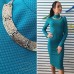 Элегантное, тёплое платье с колье