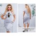 Костюм футболка и юбка в спортивном стиле