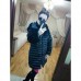 Шуба с капюшоном мех под шиншиллу
