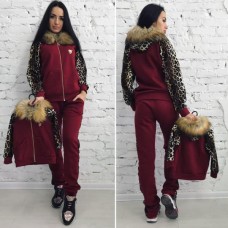 Спортивный костюм мех енот Спортивный костюм мех енот