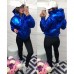 Женская дутая куртка с капюшоном