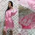 Женский атласный халатик с кружевом 