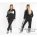 Теплый спортивный костюм штаны и кофта на молнии Большие размеры