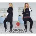 Спортивный костюм тройка туника кофта и штаны Большие размеры