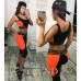 Костюм для фитнеса спортивный топ и бриджи