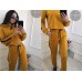 Спортивный костюм штаны и укороченная кофта с капюшоном с лампасами 