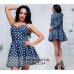 Костюм платье и бомбер коттон Горох 