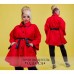 Женское пончо + пояс 8108 Батал р 48-62 (разные цвета)