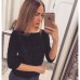 Свитер с люрексом бантики и вырез на спине