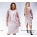 Женский вечерний нарядный костюм платье и пиджак 