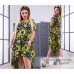 Асимметричное летнее платье А силуэта Большие размеры
