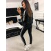 Спортивный костюм с белыми лампасами 