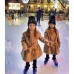 Кашемировое детское пальто на девочку подростка