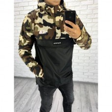 Анорак мужской на флисе камуфляж