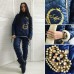 Зимний женский костюм на овчине очень теплый 