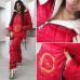 Зимний женский костюм на овчине очень теплый 