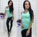 Женский спортивный костюм для фитнеса майка борцовка 