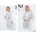 Кардиган ангора с жемчугом и поясом