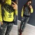Спортивный утепленный костюм тройка Сердце Шанель 