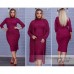 Женский костюм платье миди и длинный кардиган Большие размеры Женский костюм платье миди и длинный кардиган Большие размеры