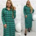 Платье рубашка клетка