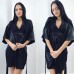 Пенюар с кружевом и халатом в комплекте