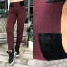 Женские теплые леггинсы коттон на меху 