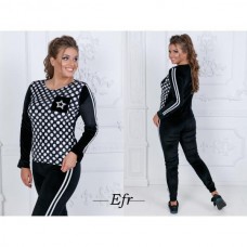 Спортивный костюм Горох бархат 
