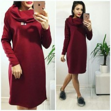 Платье хомут плотная ангора 