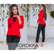 Костюм кофта с бантиками и брюки Костюм кофта с бантиками и брюки